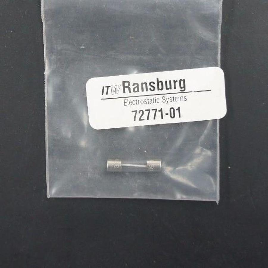 Used LOT OF 5 NEW ITW RANSBURG 72771-01 FUSES 0.5 AMP, 7277101