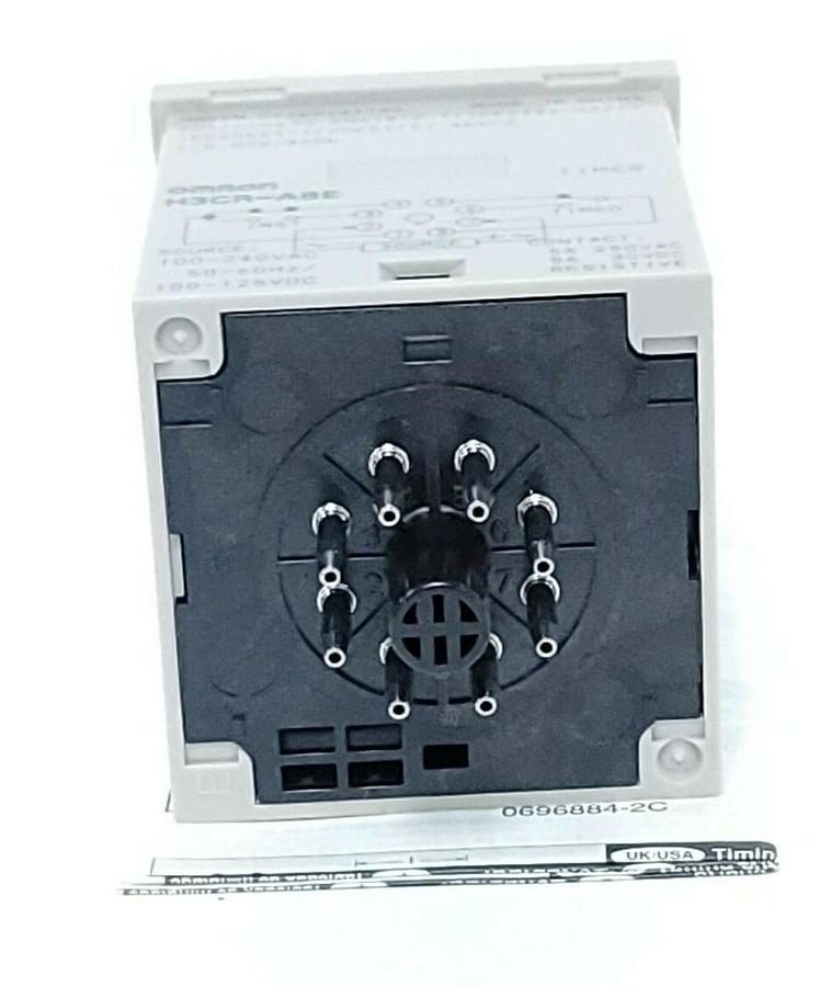 Used NIB OMRON H3CR-A8E SOLID STATE TIMER H3CR, 0.05S-300H