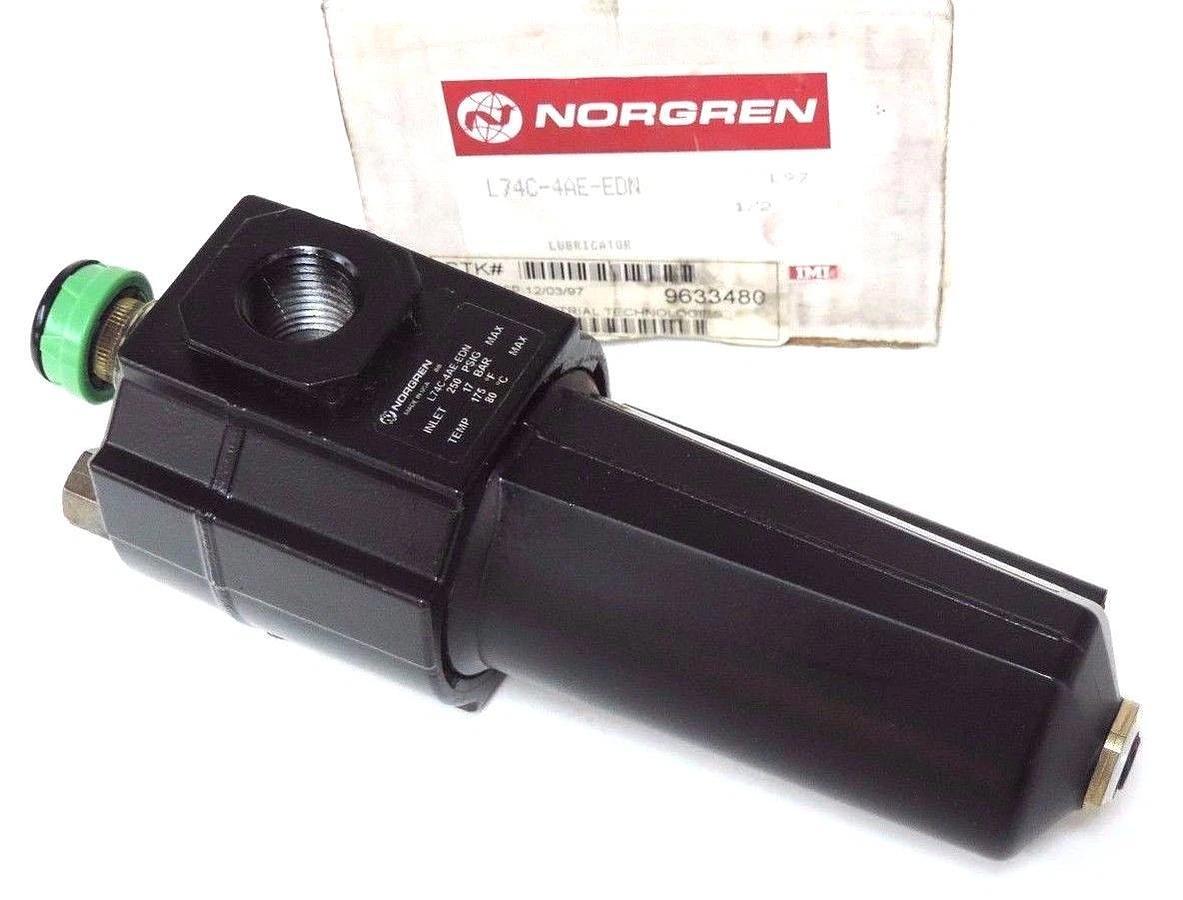Used NIB NORGREN L74C-4AE-EDN LUBRICATOR L74C4AEEDN 1/2''