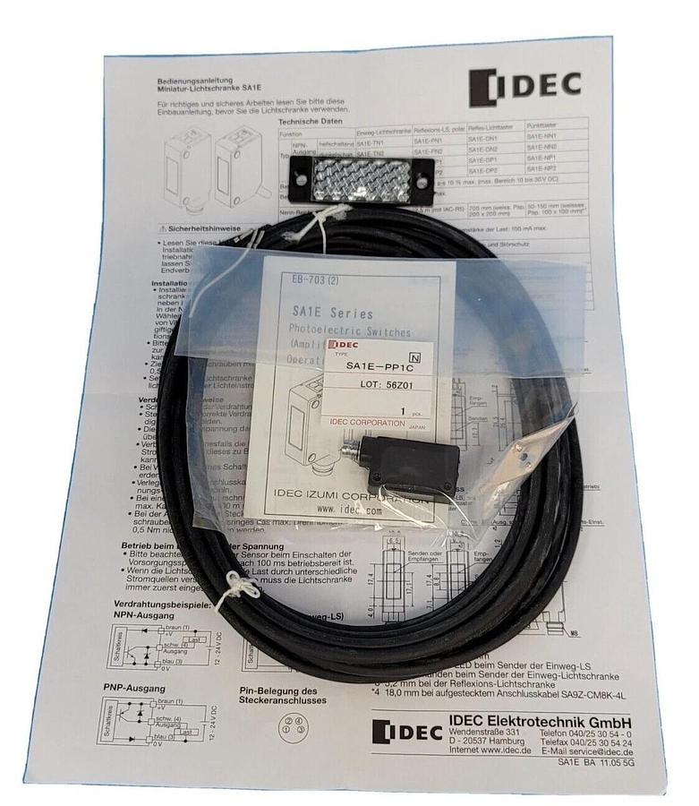 NEW IDEC SA1E-PP1C PHOTOELECTRIC SENSOR SA1EPP1C