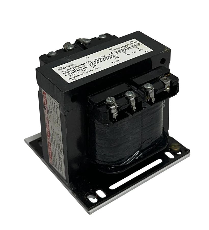 Used SQUARE D SCHNEIDER 9070T150D1 CHASSIS MOUNT CONTROL TRANSFORMER 220-480V USNP