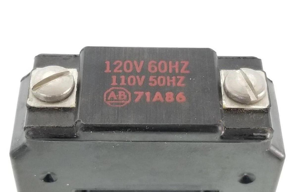 Used LOT OF 3 NIB ALLEN BRADLEY 71A86 COILS BULL. 702 120V/60HZ 110V/50HZ
