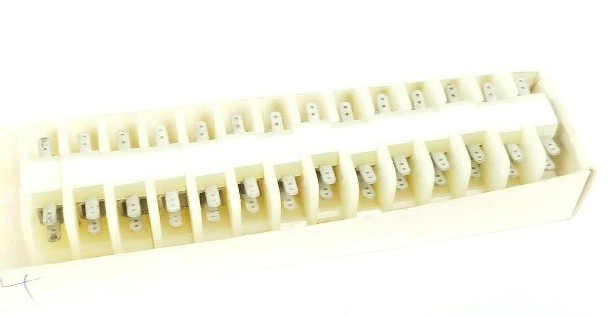 LOT OF 14 NIB ALLEN BRADLEY 1492-F4 PUSH-ON TERMINALS SER. A #18 WIRE & SMALLER