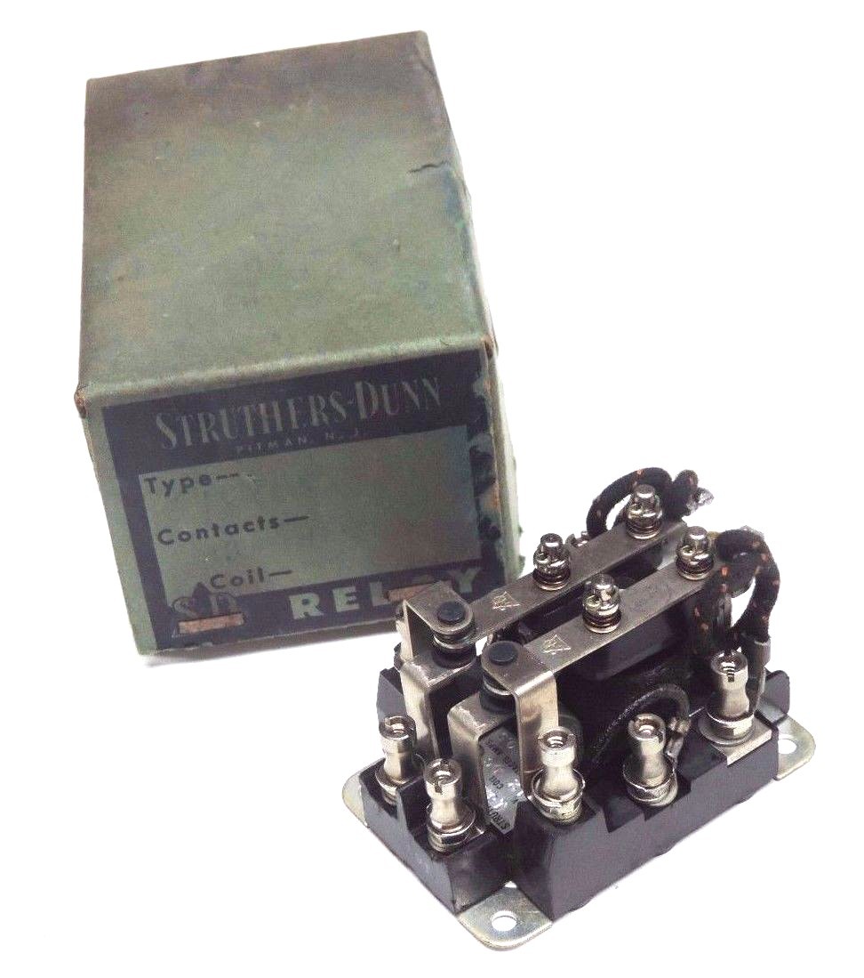Used NIB STRUTHERS DUNN INC. 18XBX COIL 12 DC, 115V, AMPS: 0.5