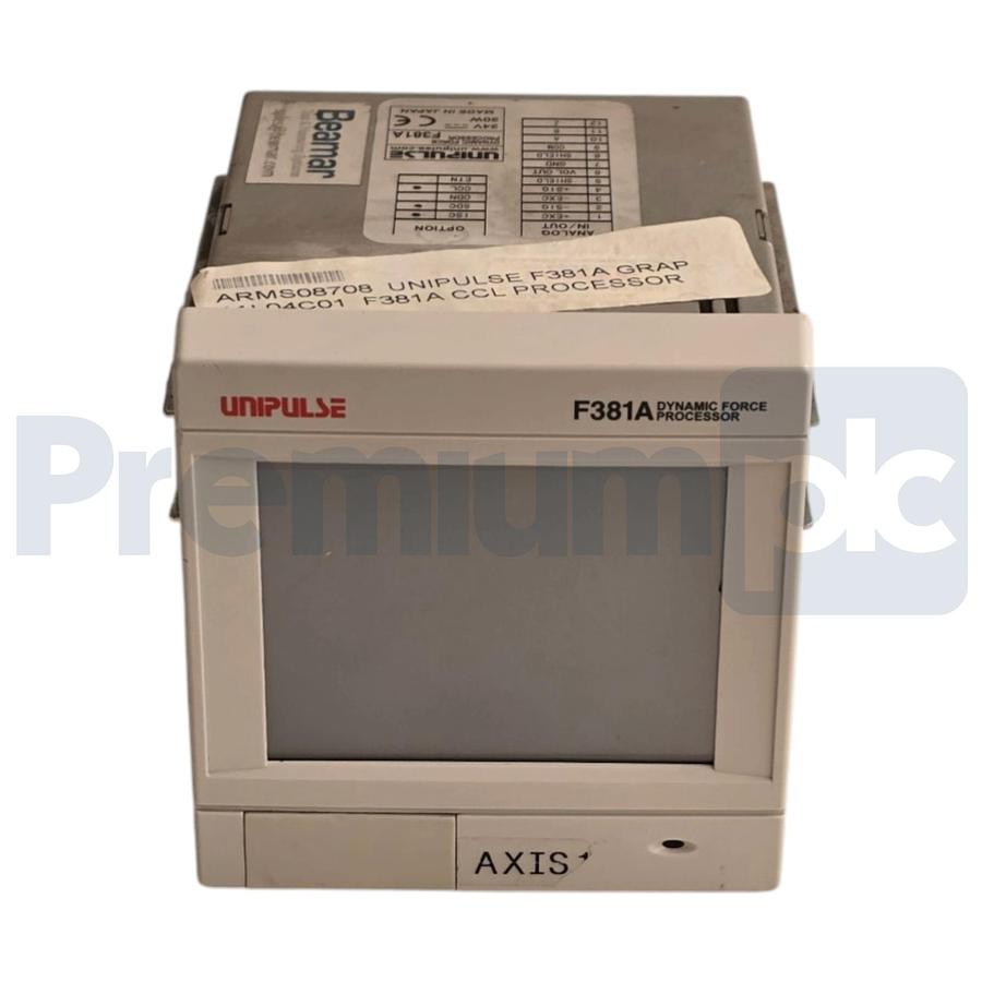 Used Unipulse F381A Dynamic Force Processor Digital Indicator/Display TFT 24VDC USPI