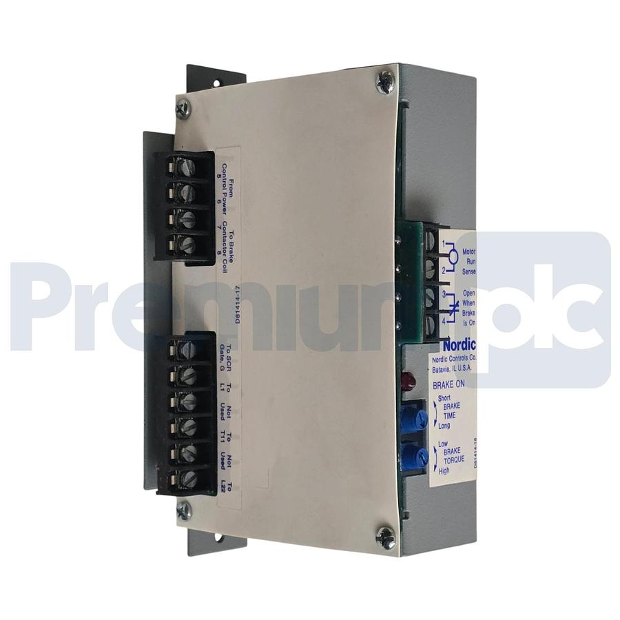 Used SIEMENS NORDIC CONTROLS D81510002 BRAKE CONTROL BOARD 230/460V 60HZ 1/3PH NSNP