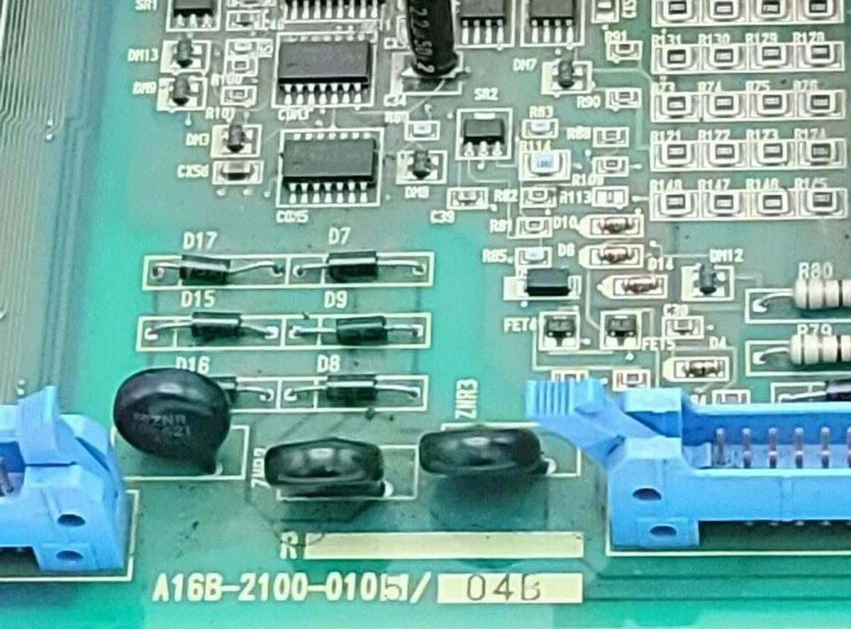 Used FANUC A16B-2100-0105/04B SERVO AMPLIFIER BOARD A16B-2100-0105 (FOR PARTS)