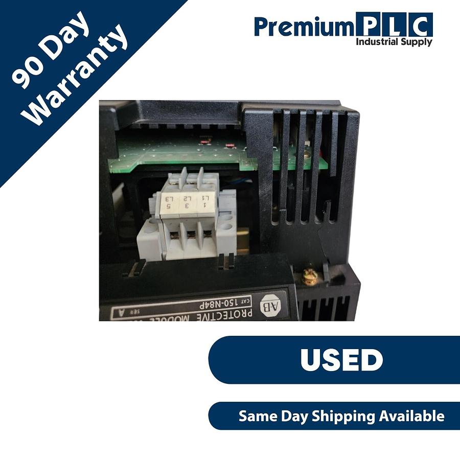 Used USED ALLEN BRADLEY 150-A35NB /A SMC-2 SMART MOTOR CONTROLLER W/ (2) 150-N84P