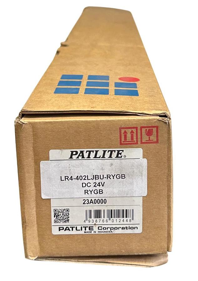 PATLITE LR4-402LJBU-RYGB / LR4402LJBURYGB SIGNAL TOWER STACK LIGHT 24VDC NSMP