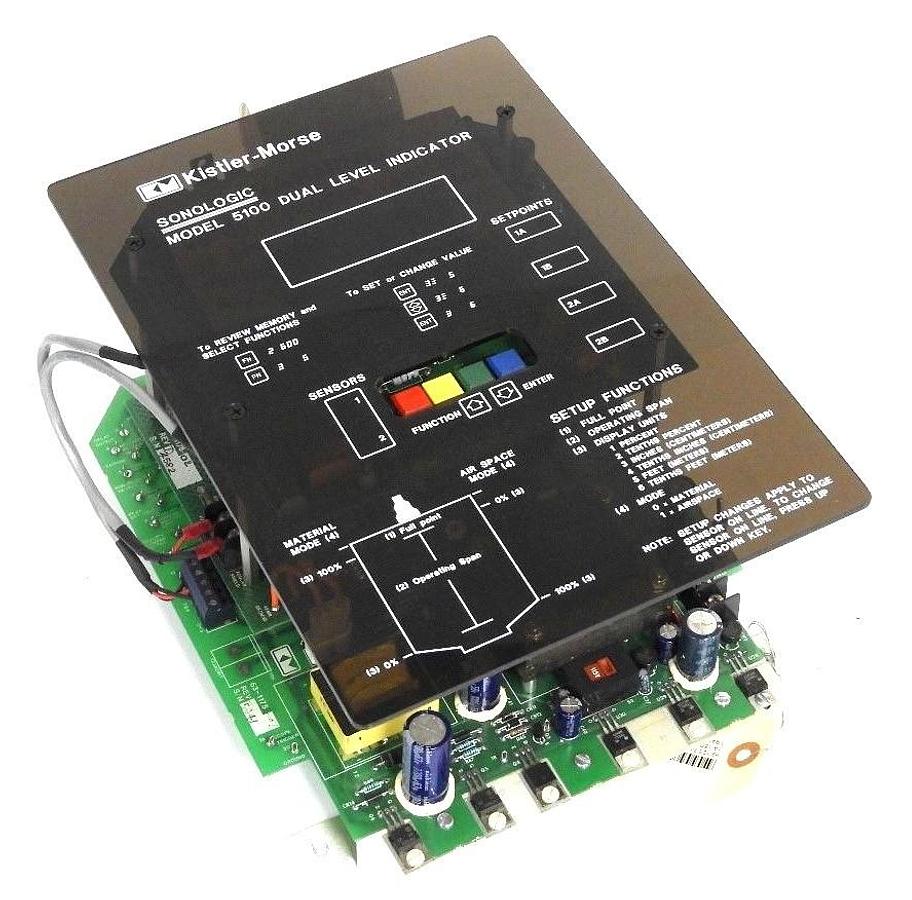 Used KISTLER MORSE 5100 DUAL LEVEL INDICATOR 63-1198-02, 63-1176-02, 63-1175-07