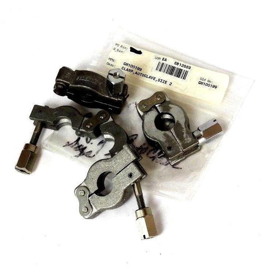 LOT OF 4 NEW FEDEGARI GM100199 SIZE 2 AUTOCLAVE CLAMPS