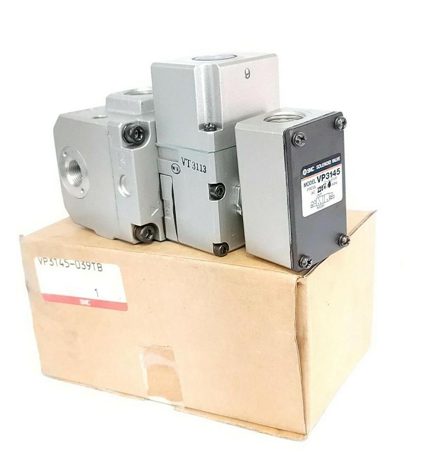 NIB SMC VP3145-039TB SOLENOID VALVE VP3145 AC 220V