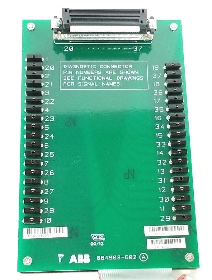 Used ABB 084903-002 PWA SP TEST PANEL W/ 122456-002 CABLE REV. A 028330 084903-502