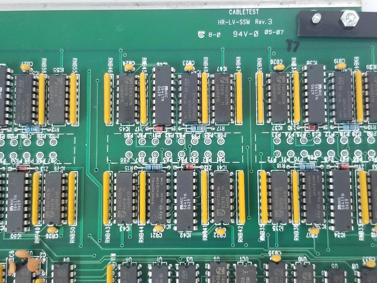 Used CABLETEST HR-LV-SSM REV. 3 BOARD P/N: 20-26020, HRZ-LV SC