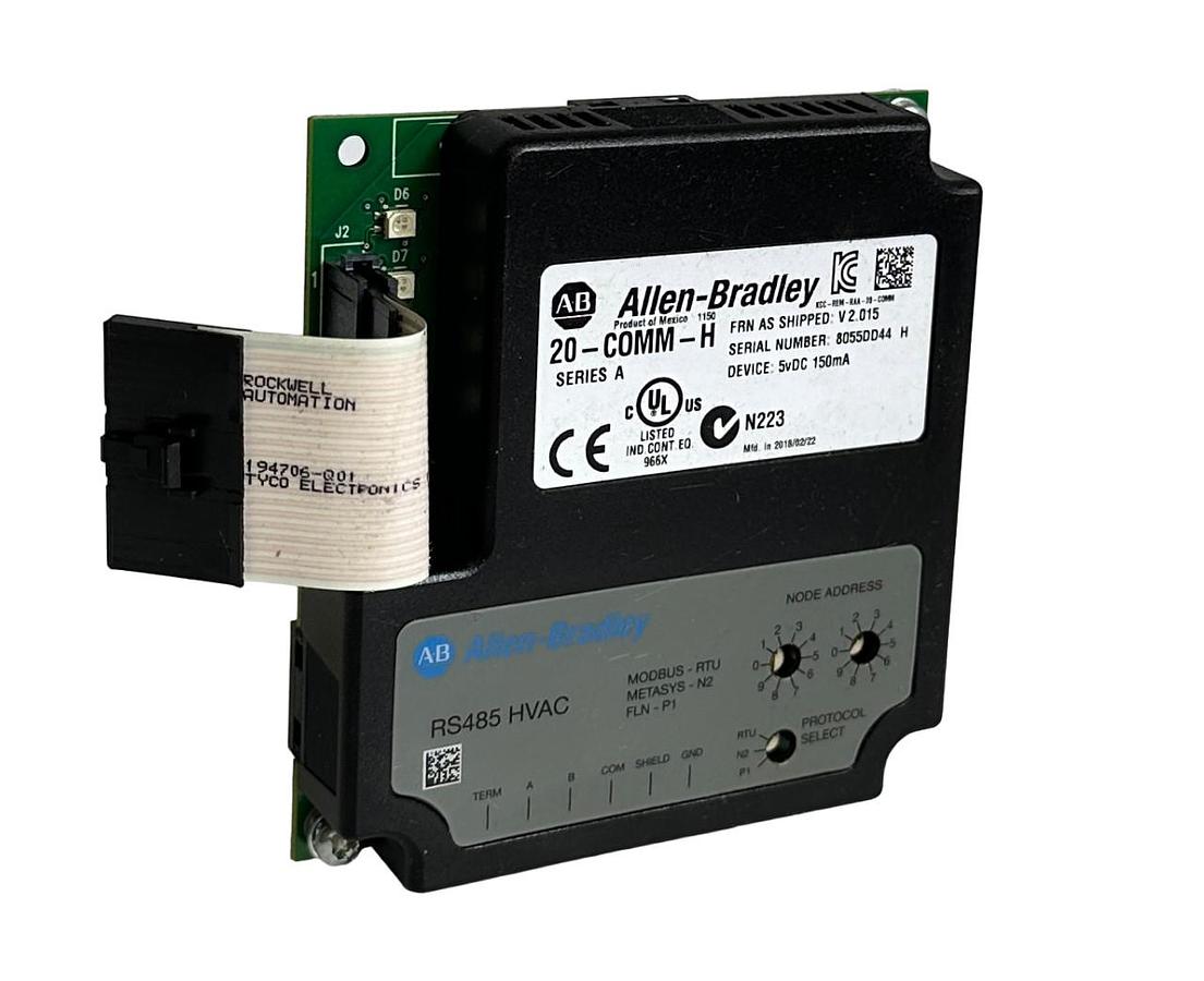 Used ALLEN BRADLEY 20-COMM-H /A PowerFlex RS-485 HVAC TO DPI ADAPTER 20COMMH