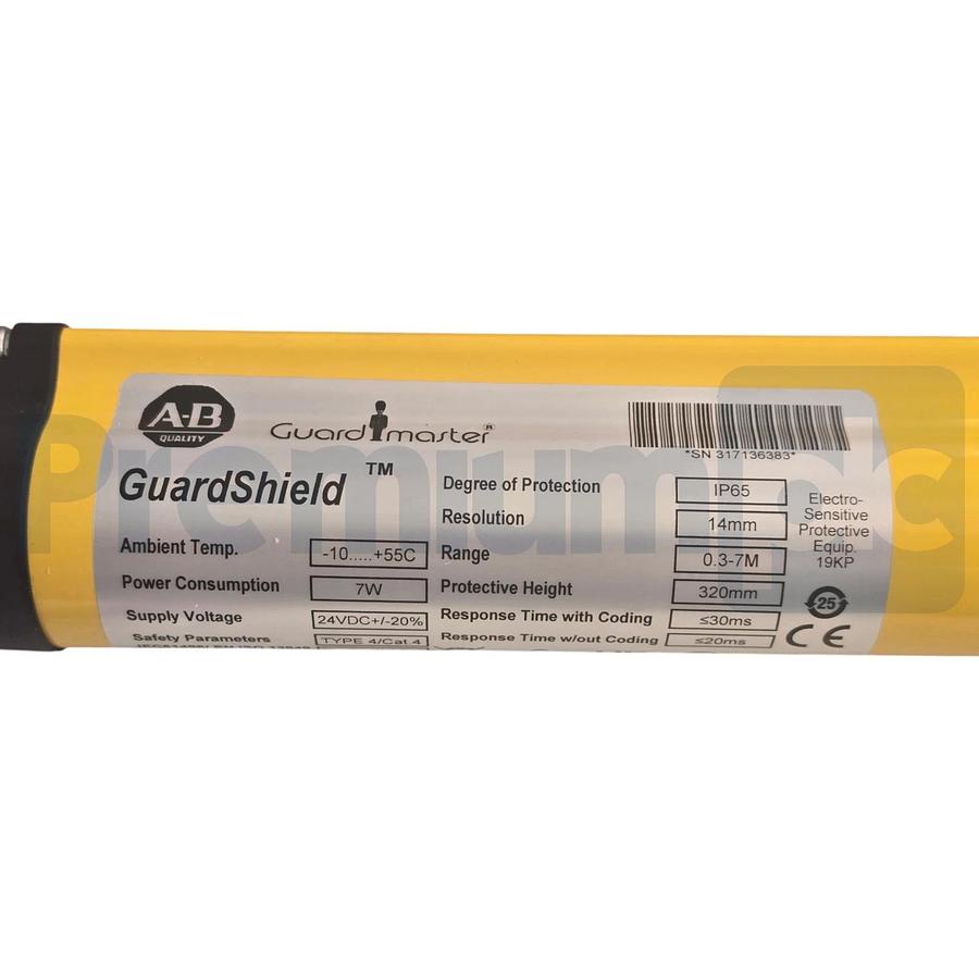 Pre-Owned Allen Bradley 440L-R4J0320YD /A GuardShield Light Curtain Receiver