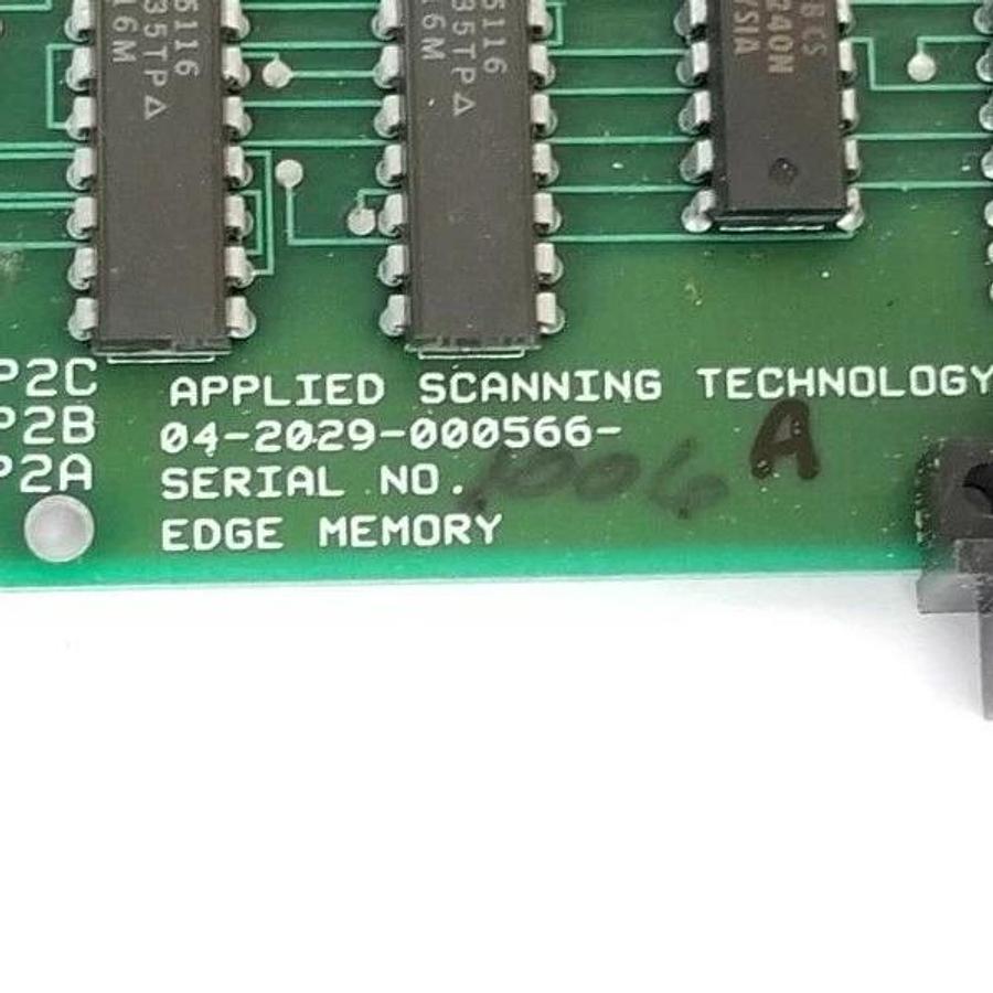Used APPLIED SCANNING TECHNOLOGY 04-2029-000566-A EDGE MEMORY BOARD 042029000566A
