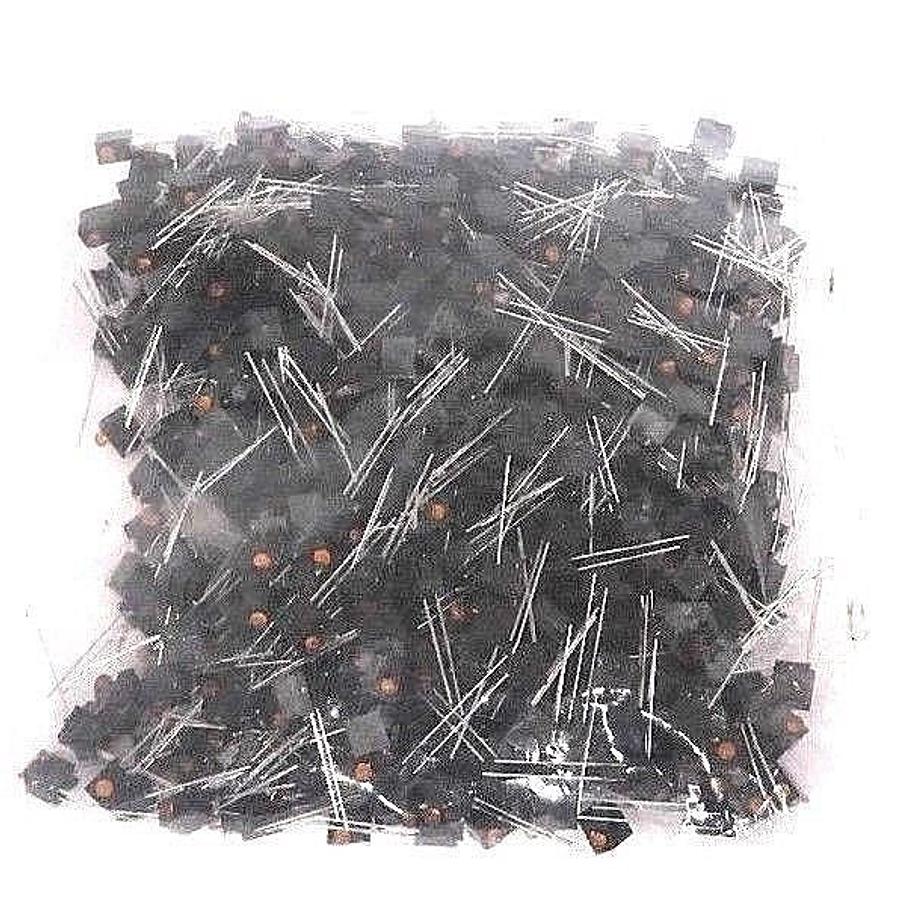 Used BAG OF 495 NEW AVAGO HLMP-1401-D00A1 LED, T-1, YELLOW, 3.6MCD, 585NM LAMPS