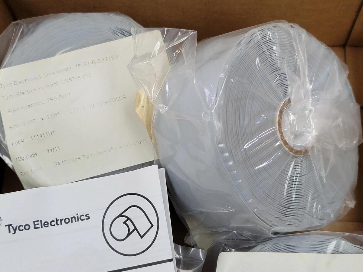BOX OF 4 NEW TYCO ELECTRONICS MVFT-G-2-12 (B4) MEDIUM VOLTAGE FUDION TAPE