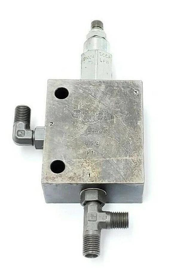 Used SUN HYDRAULICS ECH/S VALVE BLOCK ASSEMBLY 9G64 K1 ECHS