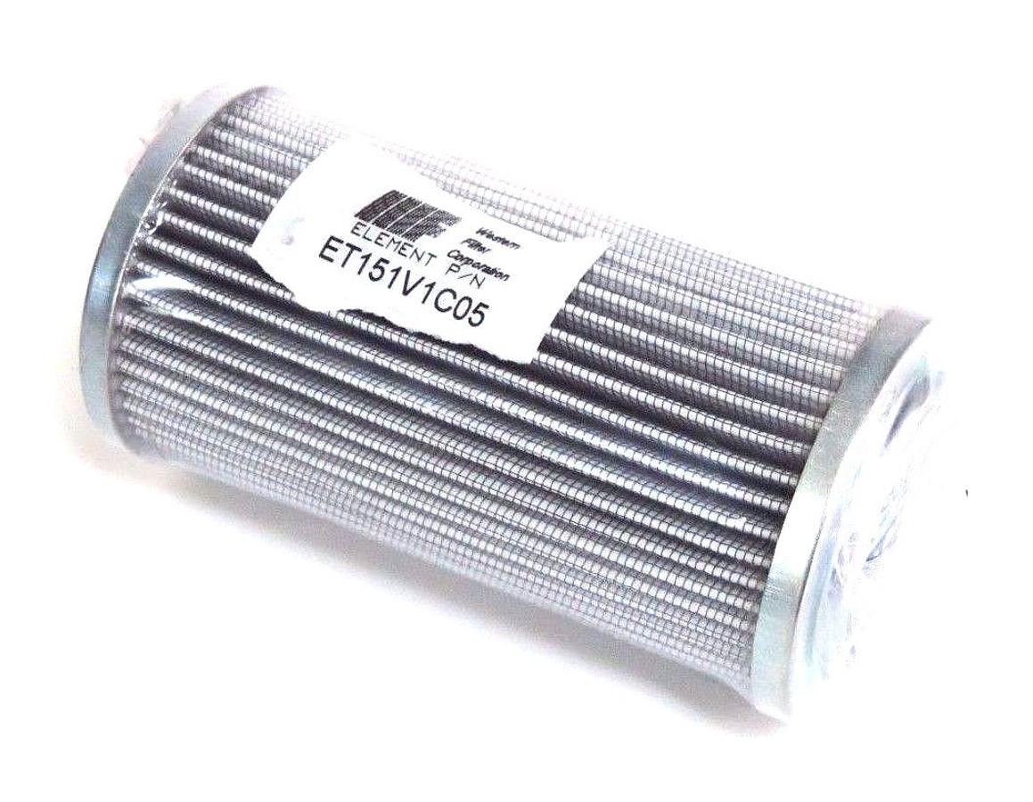 Used 2 NIB WESTERN FILTER CORP. ET151V1C05 FILTER ELEMENTS