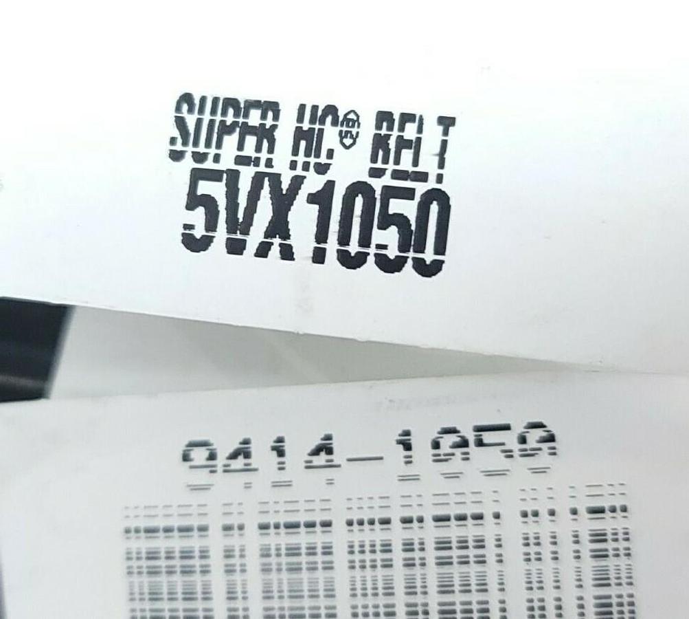 Used NEW GATES 5VX1050 SUPER HC BELT 105IN LENGTH 0.55IN THICKNESS
