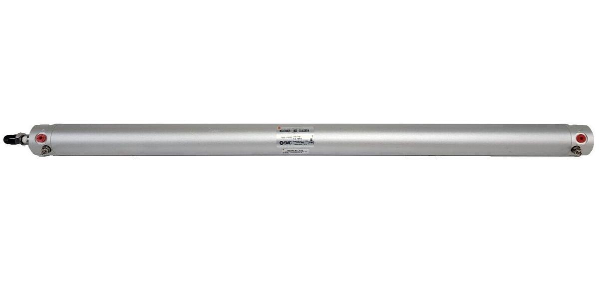 Used NEW SMC NCDGBA25-1400-DUL02614 PNEUMATIC CYLINDER 25MM BORE 14INCH STROKE