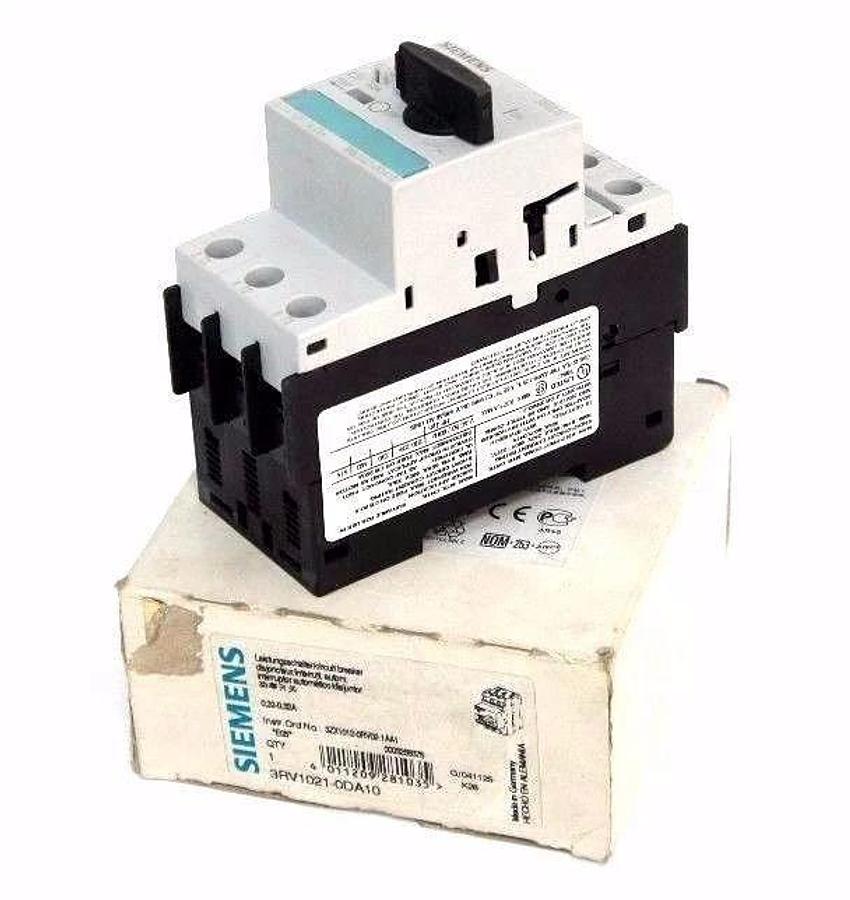 Used NIB SIEMENS 3RV1021-0DA10 MOTOR STARTER, 3RV10210DA10