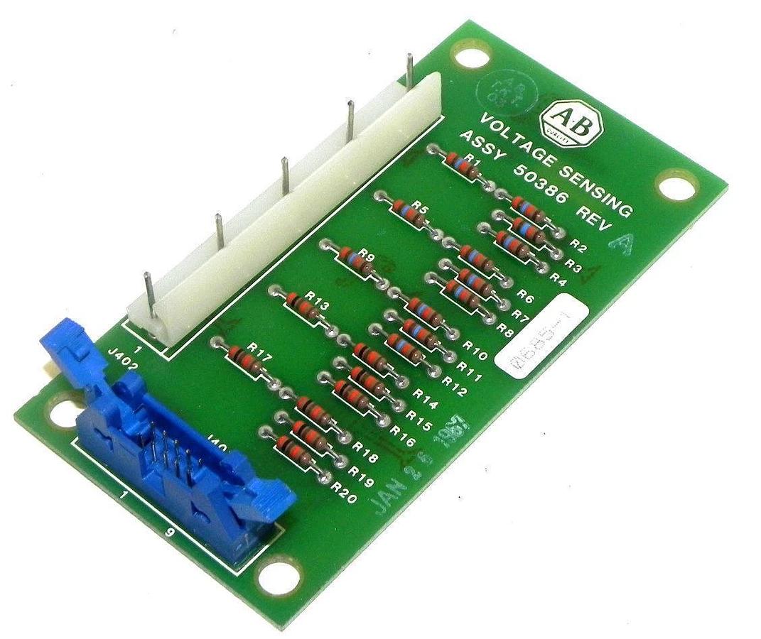 NEW ALLEN BRADLEY 50386 VOTAGE SENSING PC BOARD REV. A
