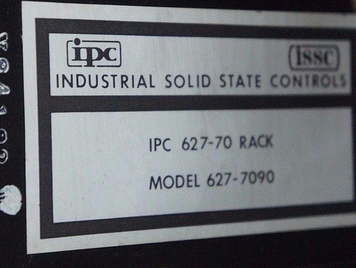 Used HONEYWELL 627-7090 IPC RACK 627-70 WITH COVER PLATES 6277090