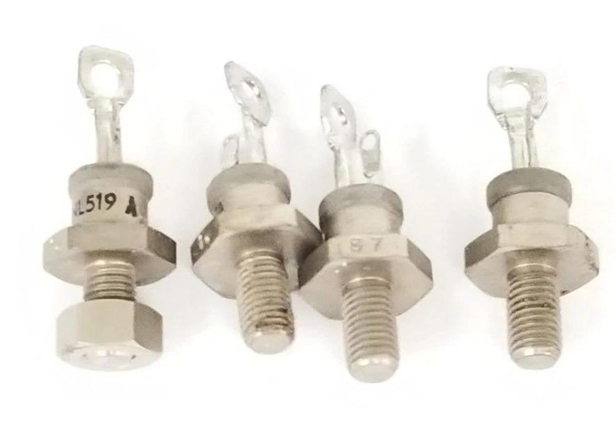 Used LOT OF 4 NATIONAL ELECTRONICS NL519-A RECTIFIER STUD DIODE 1.87 NL519