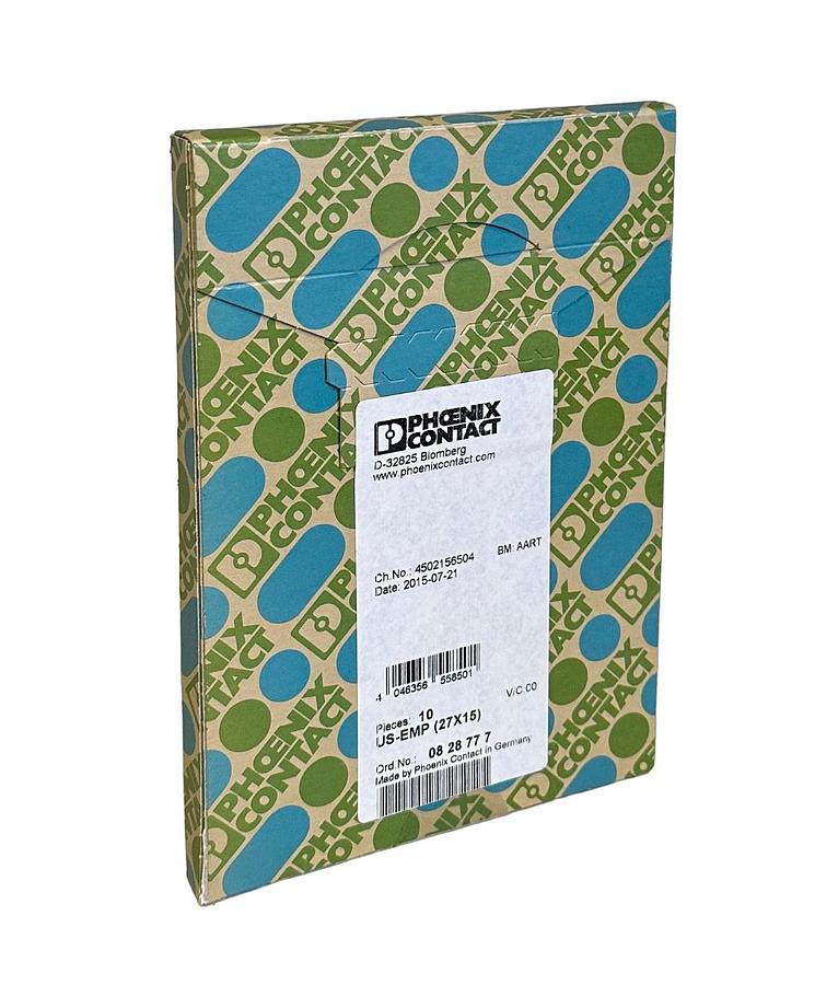 10 NEW PHOENIX CONTACT US-EMP (27X15) THERMOMARK CARDS 08 28 77 7 / 0828777