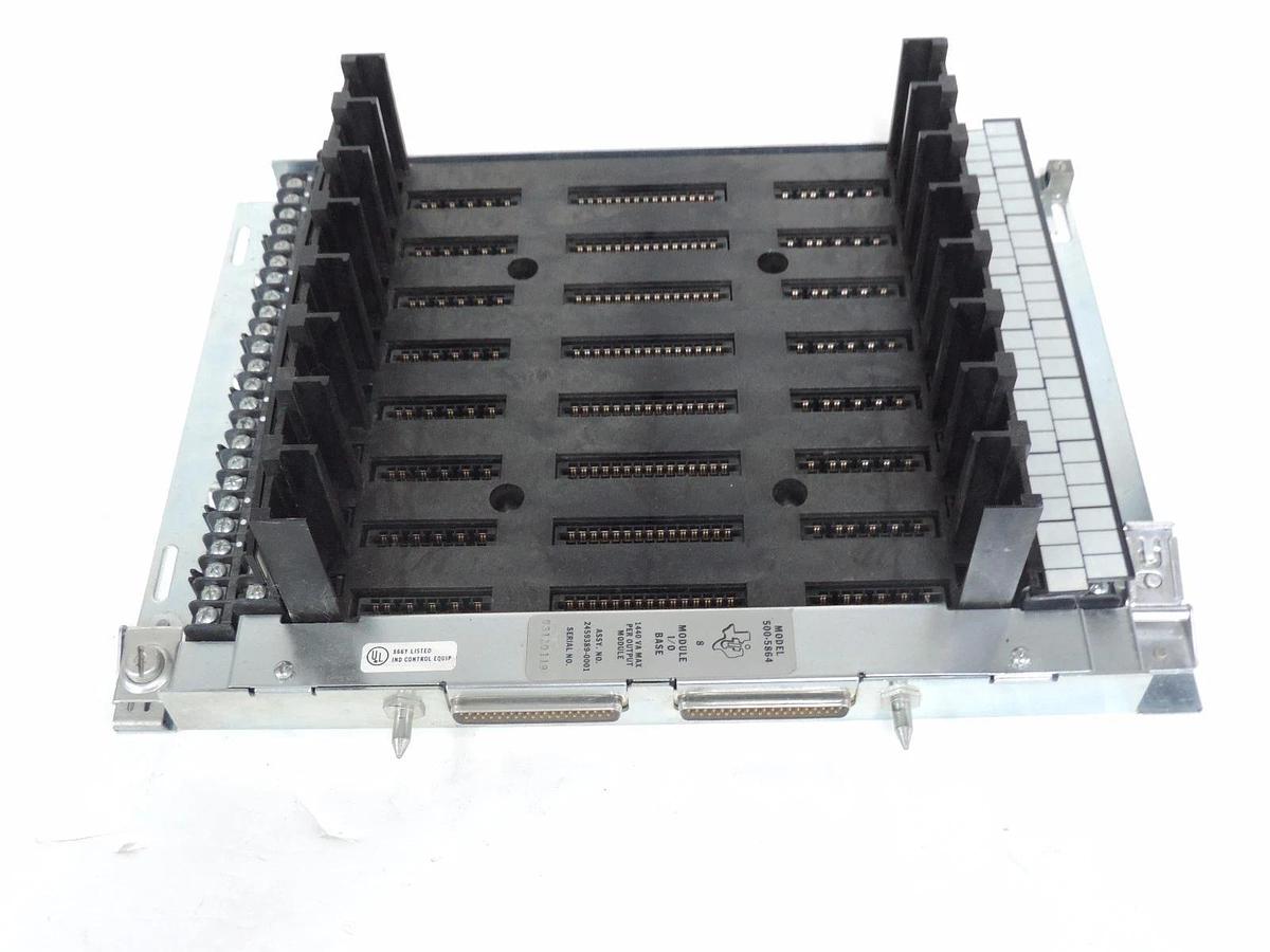 Used TEXAS INSTRUMENTS 2459389-0001 RACK 8-SLOT I/O, 500-5864, 24593890001 SIEMENS