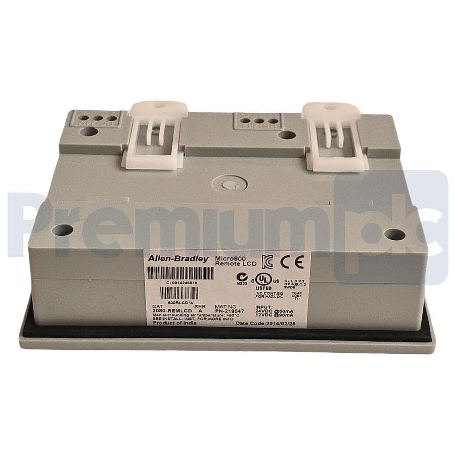 Used Allen-Bradley 2080-REMLCD /A Micro800 Remote LCD Display Module 12/24VDC NSMP