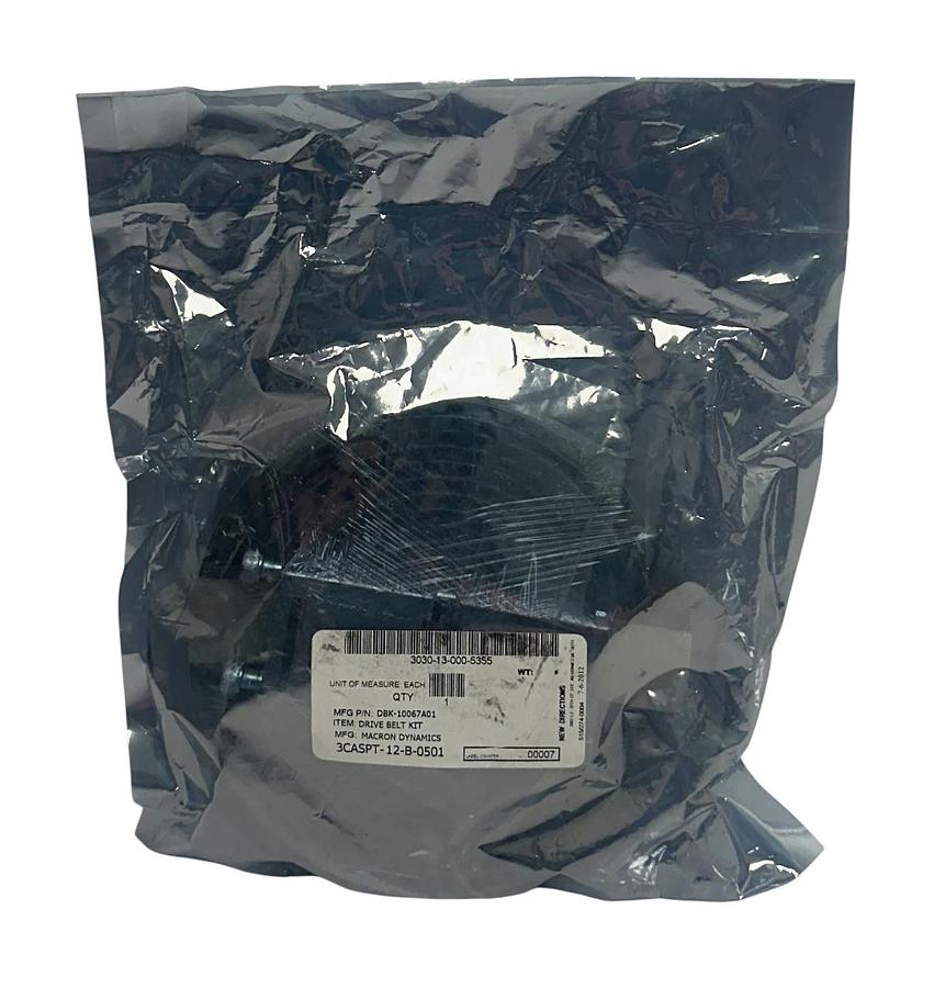 Used MACRON DYNAMICS DBK-10067A01 / DBK10067A01 DRIVE BELT KIT OEM NSNP
