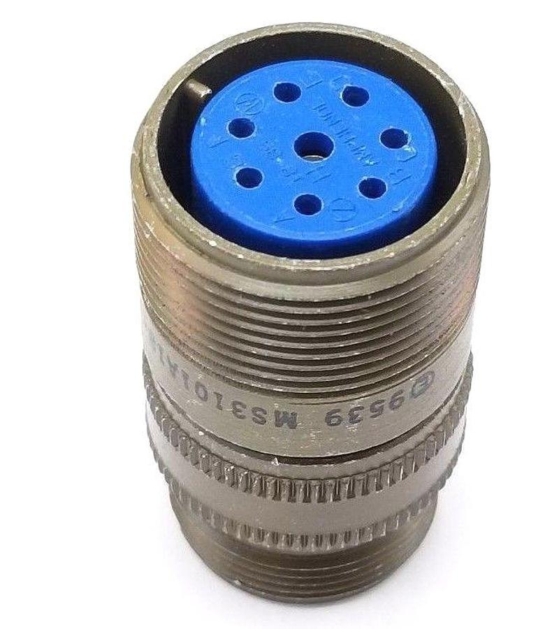 Used NEW AMPHENOL MS3101A18-8SW CIRCULAR CABLE CONNECTOR MS3101A188SW, SIZE 18