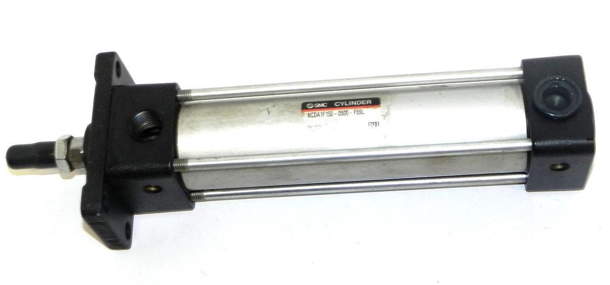NEW SMC NCDA1F150-0500-F59L CYLINDER NCDA1F1500500F59L MAX PRESS 250PSI 1.70MPa