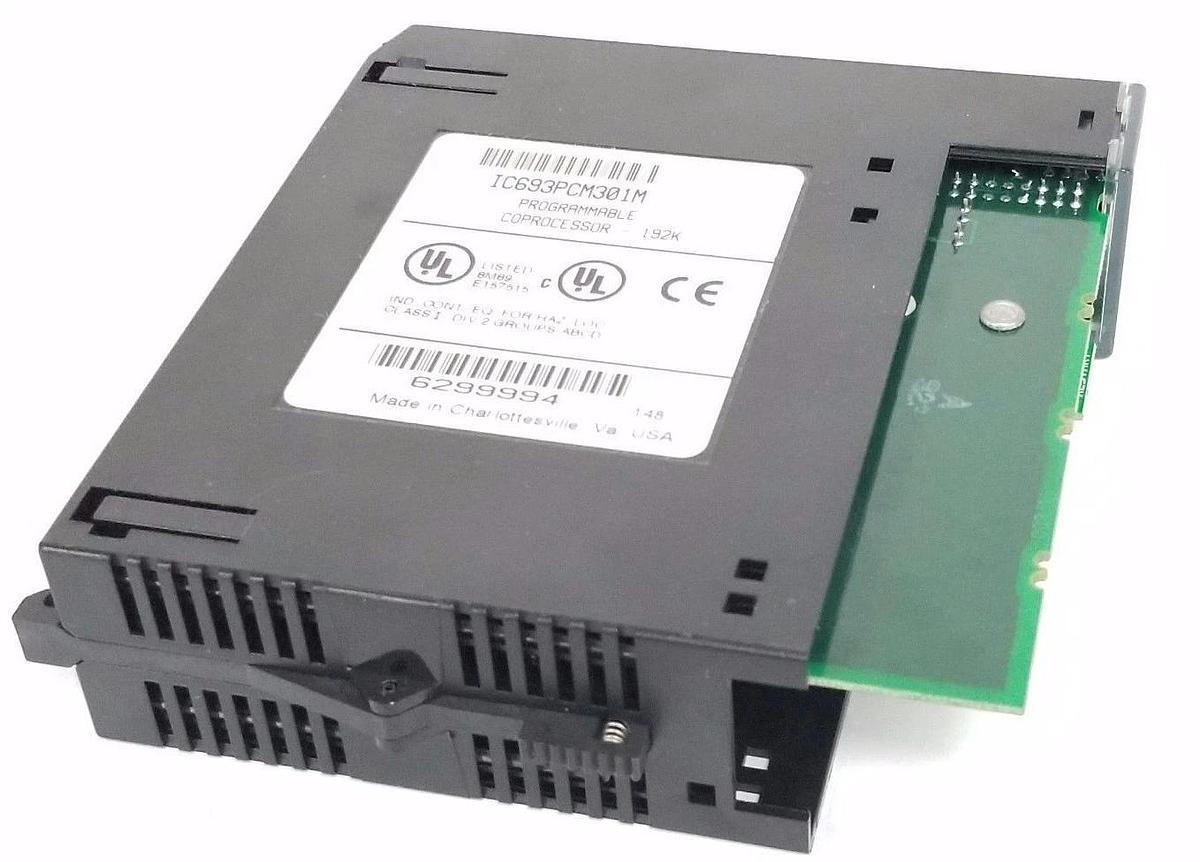 Used GE FANUC IC693PCM301M PROGRAMMABLE COPROCESSOR -192K