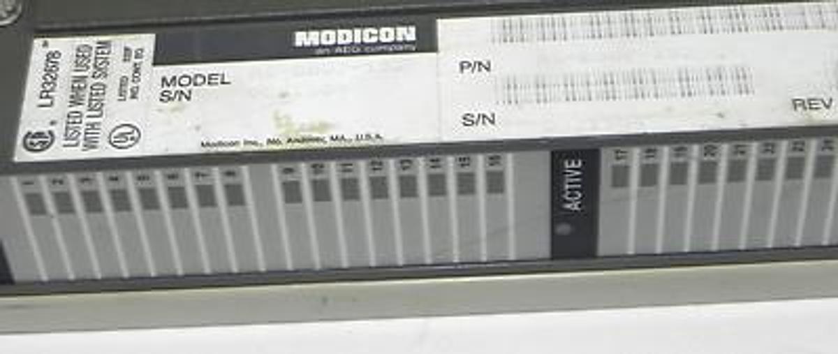 Used AEG MODICON AS-B807-132 INPUT MODULE ASB807132 120 VAC