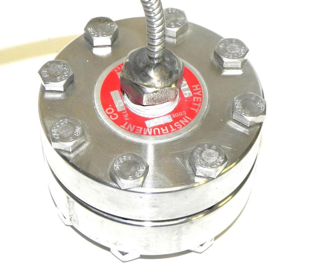 Used NEO-DYN 122P85CC6540 ADJUSTABLE PRESSURE SWITCH W/ HYETT 42MW PRESSURE DIAPHRAM