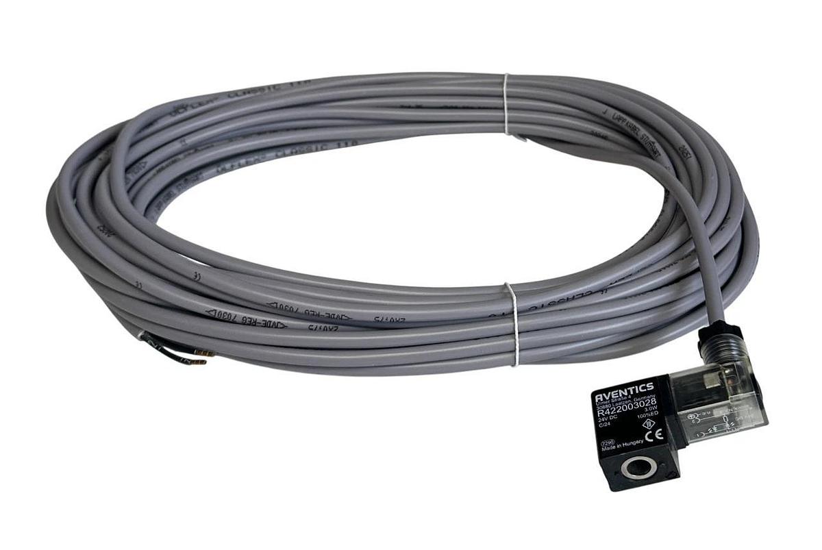 BOSCH AVENTICS R422003028 SOLENOID COIL STECKER 24VDC 3W 12M CABLE NSMP