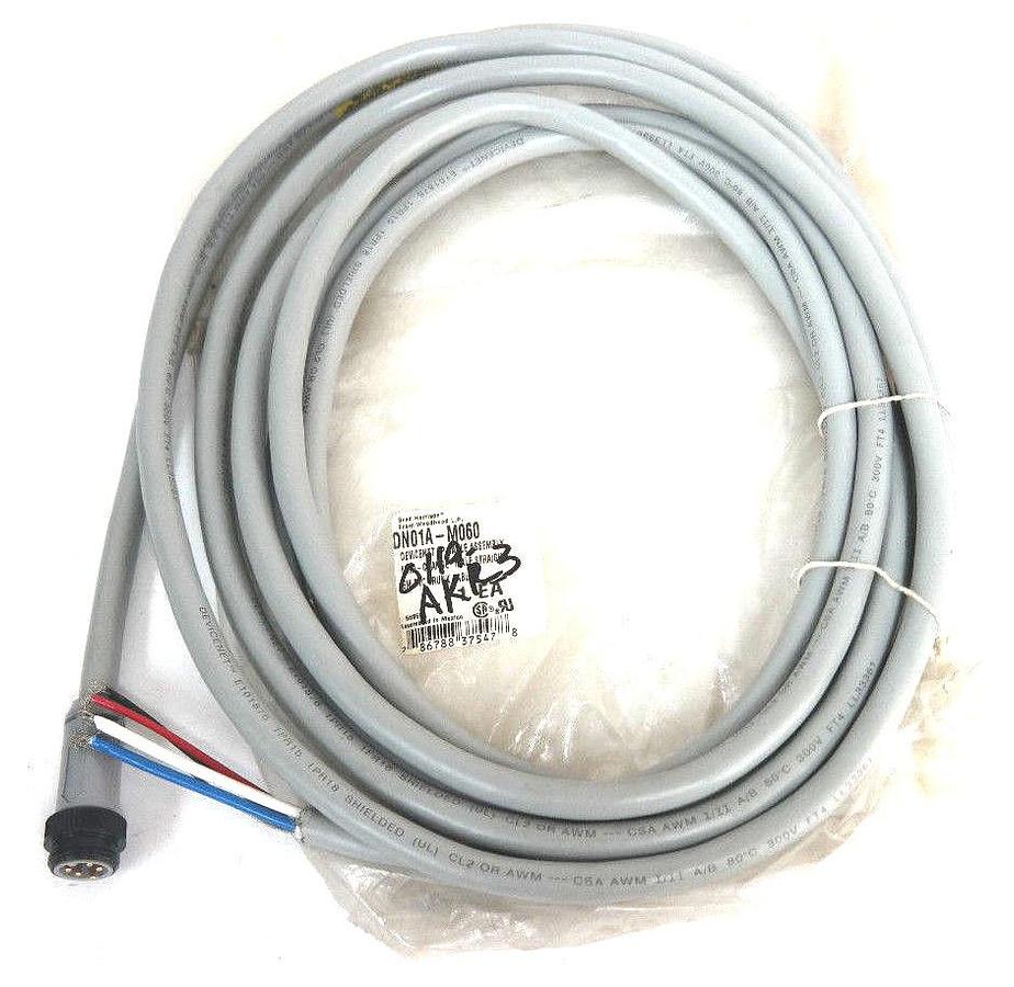 Used NEW BRAD HARRISON DN01A-M060 DEVICENET 5PIN CABLE ASSEMBLY 6M, DN01AM060
