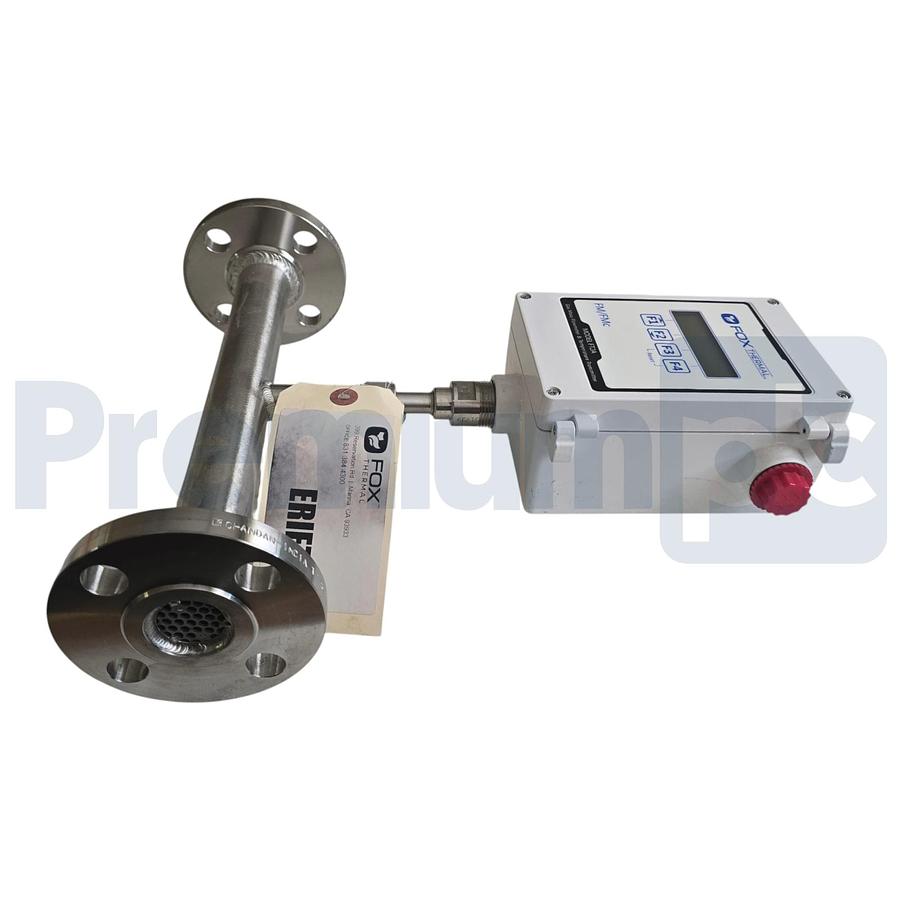 Used Fox Thermal FT2A Inline Thermal Gas Mass Flow Meter FT2A-10F-SS-ST-E1-B0 NSNP