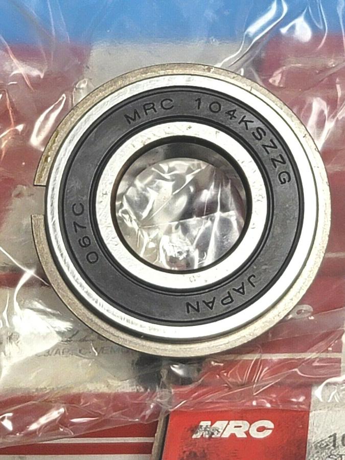 LOT OF 10 NIB MRC 104KSZZG SINGLE ROW BALL BEARINGS