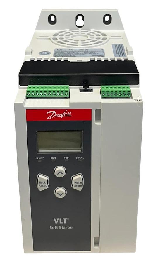 Used DANFOSS MCD6-0063B-T5-S1X-20-CV1 / 136G8762 VLT SOFT STARTER 30kW/40HP 3PH USNP