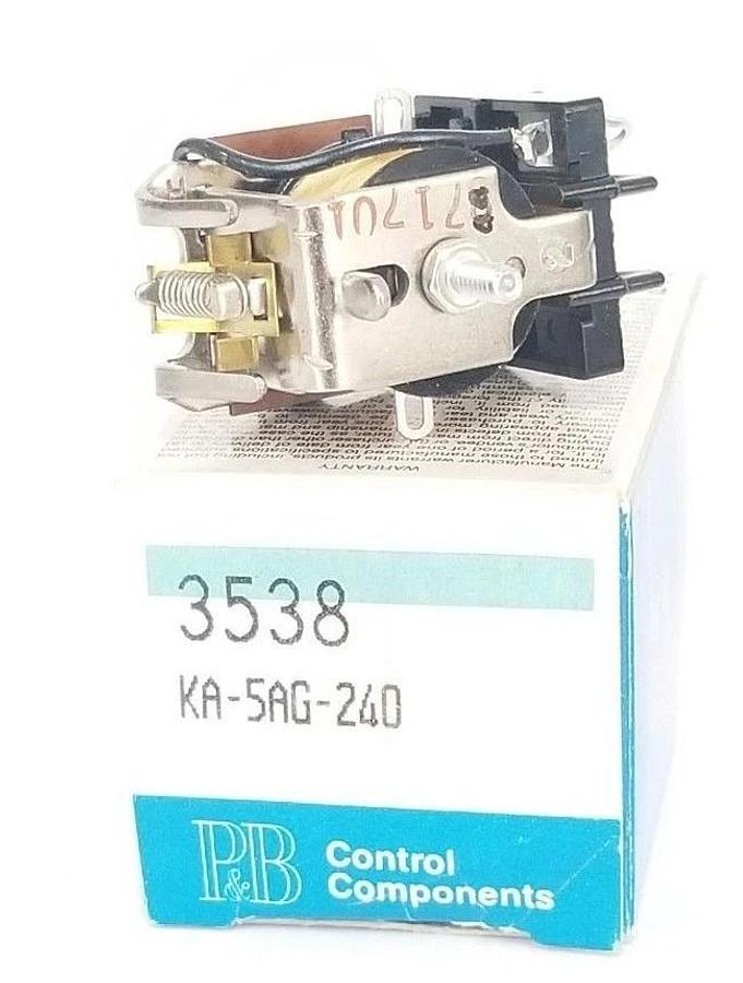 NIB POTTER & BRUMFIELD KA-5AG 240V RELAY 50/60HZ, KA5AG240