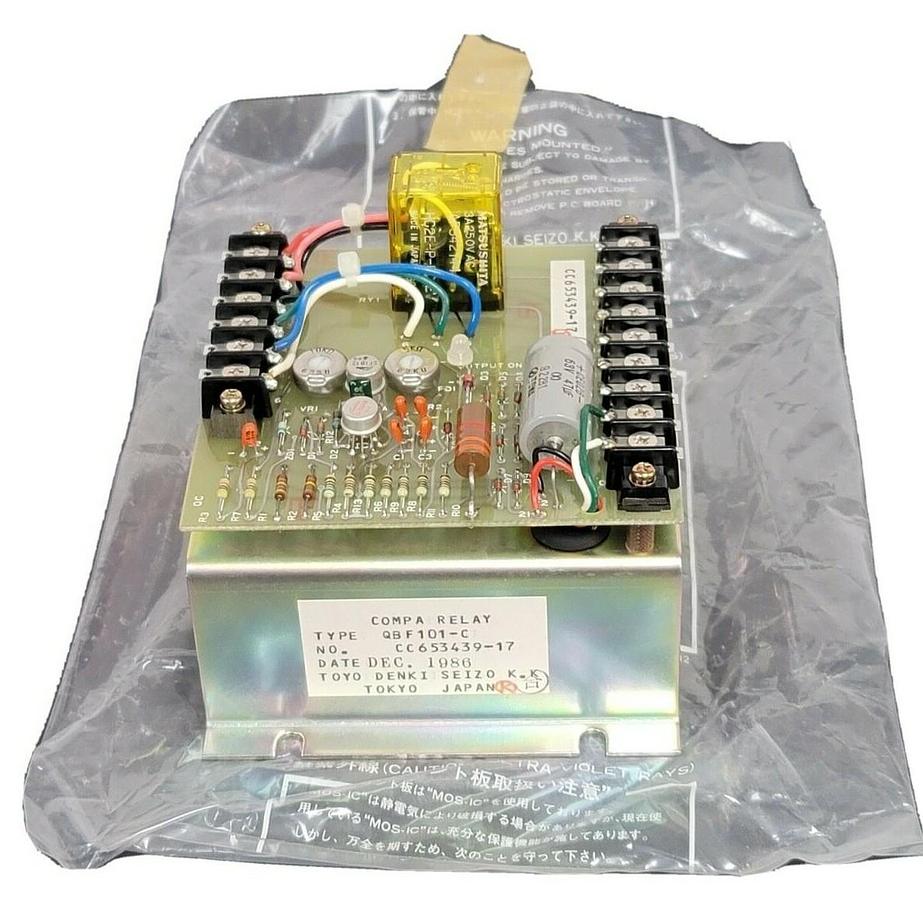 Used NEW TOYO DENKI QBF101-C COMPA RELAY CC653439-17