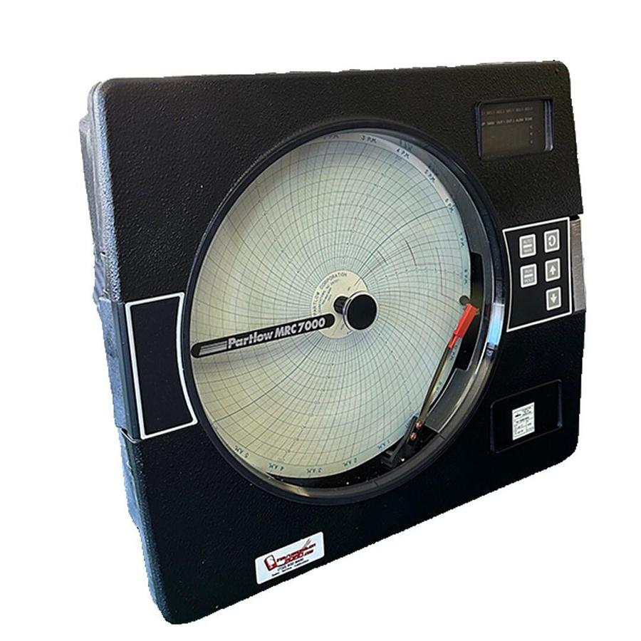 Used NEW PARTLOW 730600000021 MRC 7000 CHART RECORDER 115VAC 50/60Hz 1-PEN W/ MANUAL