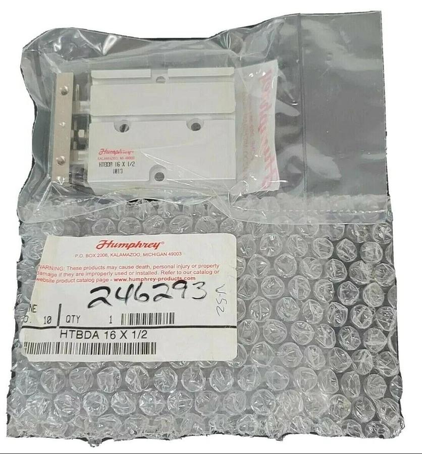 Used NEW HUMPHREY HTBDA 16 X 1/2 PNEUMATIC CYLINDER