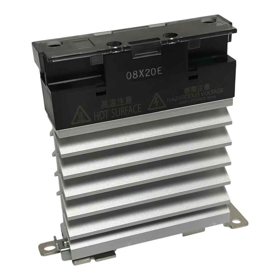 Used Omron G3PJ-525B Solid State Relay SSR 25A 100-480VAC 12-24VDC with Heatsink New